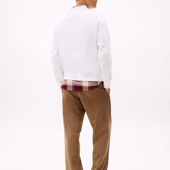 NWT Embroidered Tommy Logo Sweatshirt, Size XXL, White - Picture 3 of 9